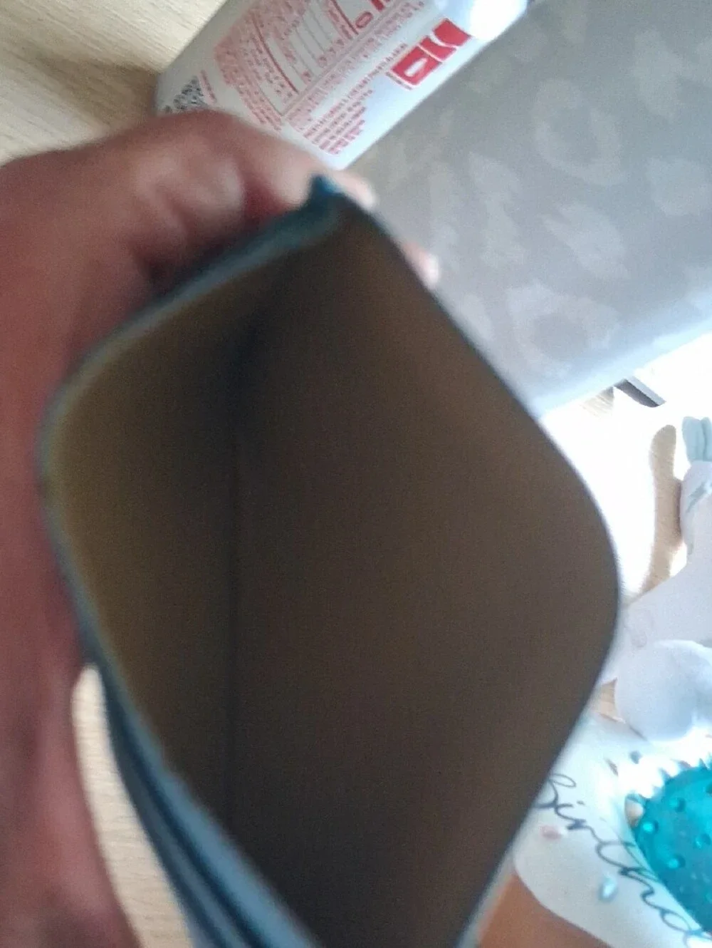 Bulgari Teal Leather Slim Card Sleeve